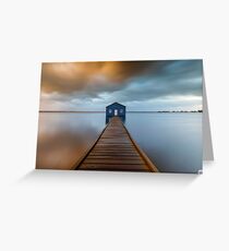 Crawley Edge Boatshed Greeting Card