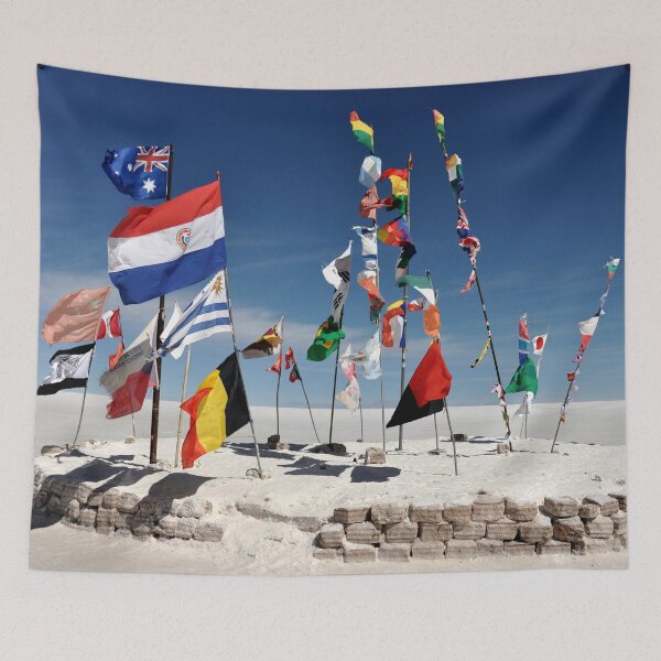 Item preview, Flags of the World: A United World in the Heart of the Salar de Uyuni designed and sold by franck380.