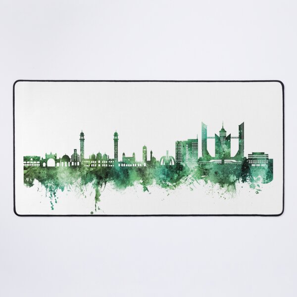 Item preview, Faisalabad Pakistan Skyline designed and sold by ArtPrints.