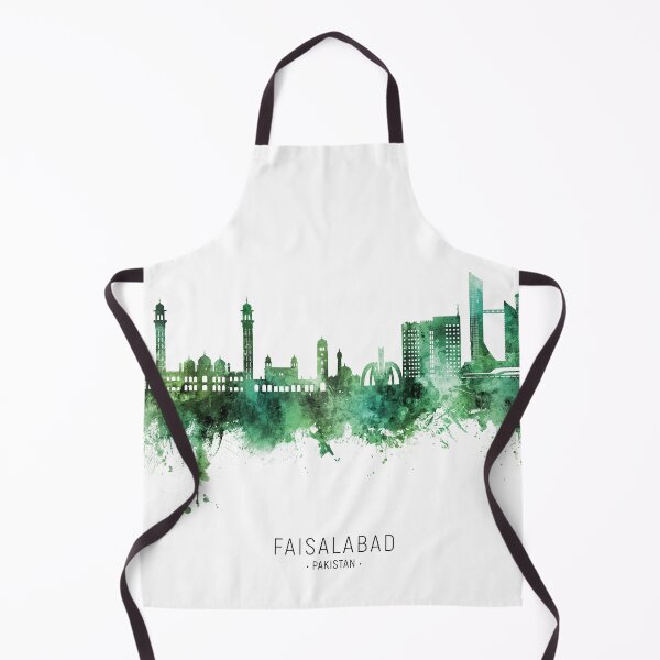 Item preview, Faisalabad Pakistan Skyline designed and sold by ArtPrints.