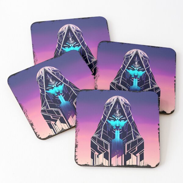Item preview, Hathor, the Cyberpunk Egyptian Deity: Futuristic Sticker Design designed and sold by Mytho Merch.