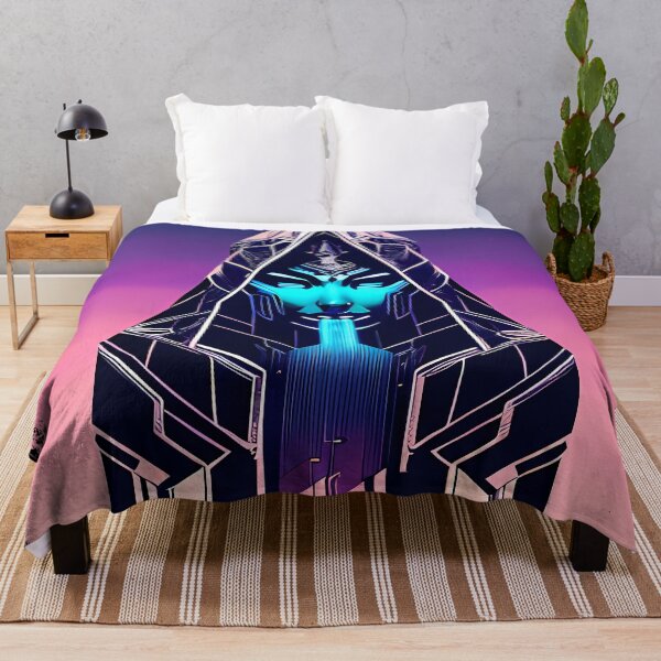 Item preview, Hathor, the Cyberpunk Egyptian Deity: Futuristic Sticker Design designed and sold by Mytho Merch.