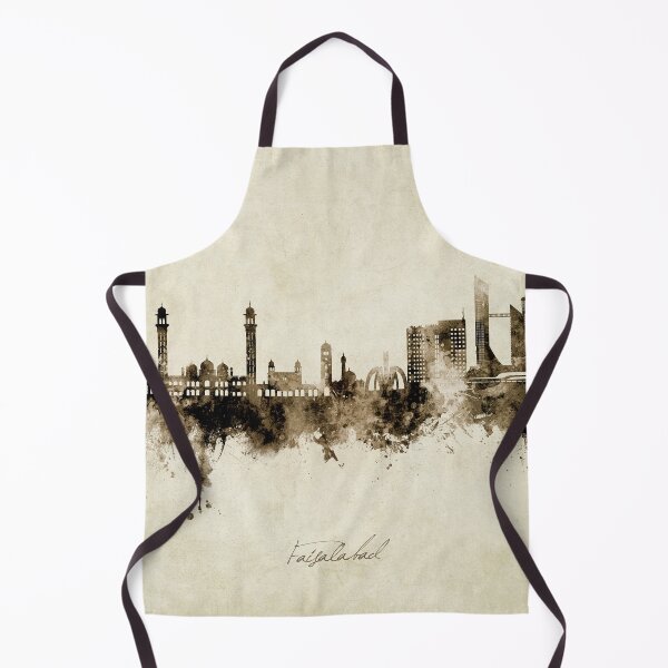 Item preview, Faisalabad Pakistan Skyline designed and sold by ArtPrints.