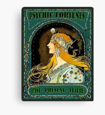 PSYCHIC FORTUNES : Vintage Gypsy Fortune Teller Advertising Print Canvas Print