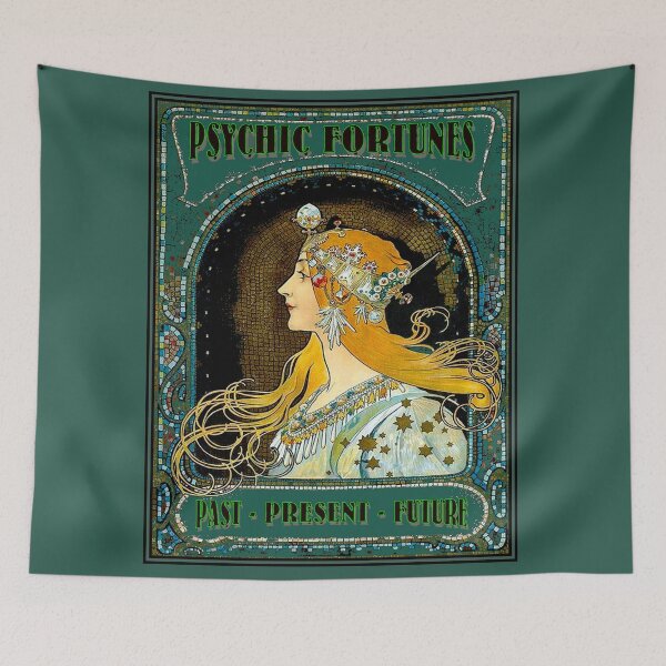 Item preview, PSYCHIC FORTUNES : Vintage Gypsy Fortune Teller Advertising Print designed and sold by posterbobs.
