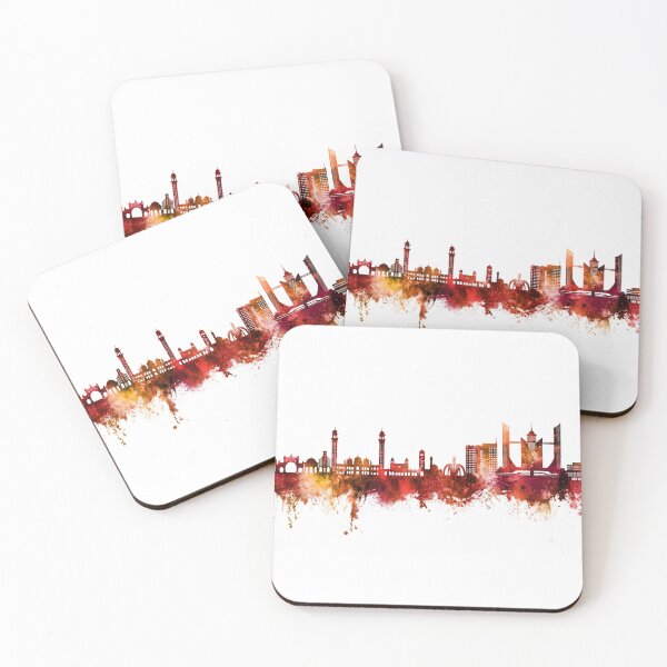 Item preview, Faisalabad Pakistan Skyline designed and sold by ArtPrints.
