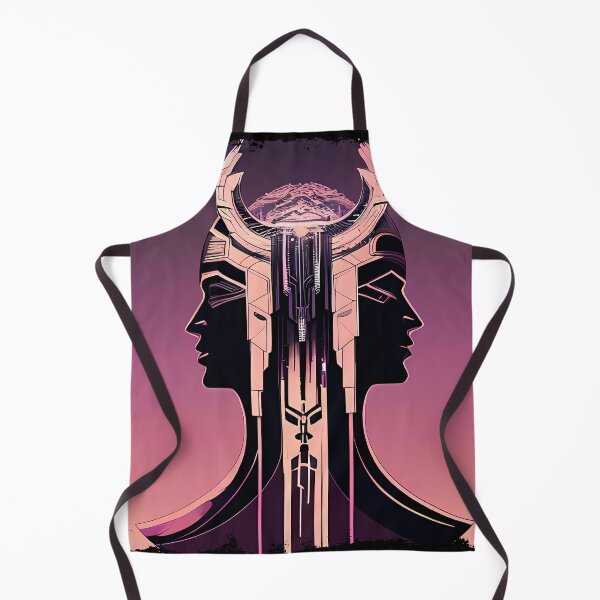 Item preview, Hathor, the Cyberpunk Egyptian Deity: Futuristic Sticker Design designed and sold by Mytho Merch.