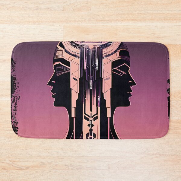 Item preview, Hathor, the Cyberpunk Egyptian Deity: Futuristic Sticker Design designed and sold by Mytho Merch.