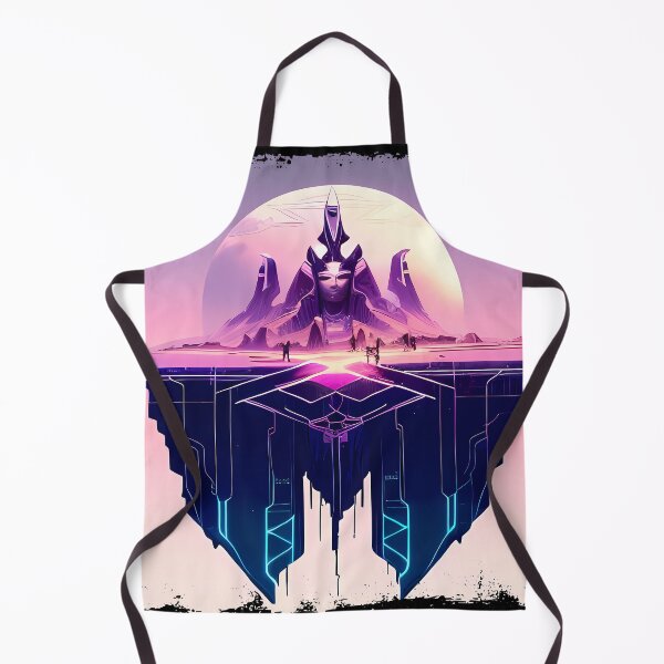 Item preview, Hathor, the Cyberpunk Egyptian Deity: Futuristic Sticker Design designed and sold by Mytho Merch.