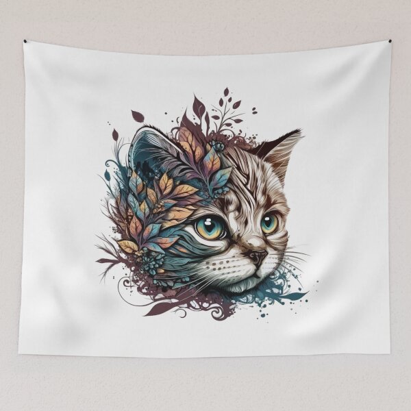 Item preview, Cat Illustration designed and sold by PinkDahlia20.