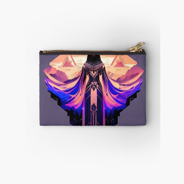 Item preview, Hathor, the Cyberpunk Egyptian Deity: Futuristic Sticker Design designed and sold by Mytho Merch.