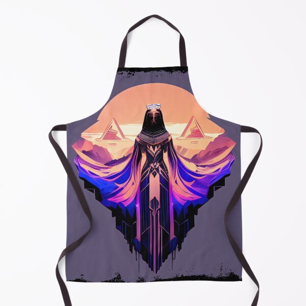Item preview, Hathor, the Cyberpunk Egyptian Deity: Futuristic Sticker Design designed and sold by Mytho Merch.