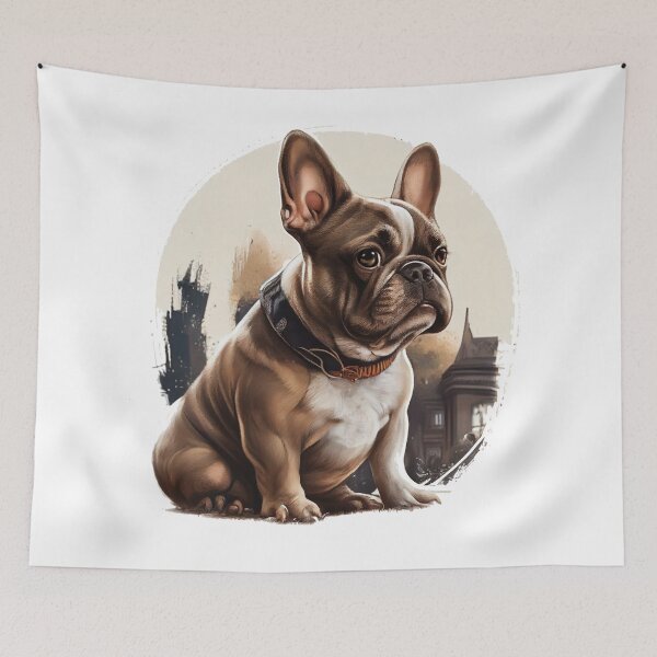 Item preview, French bulldog portrait designed and sold by Designs by Sean Z.