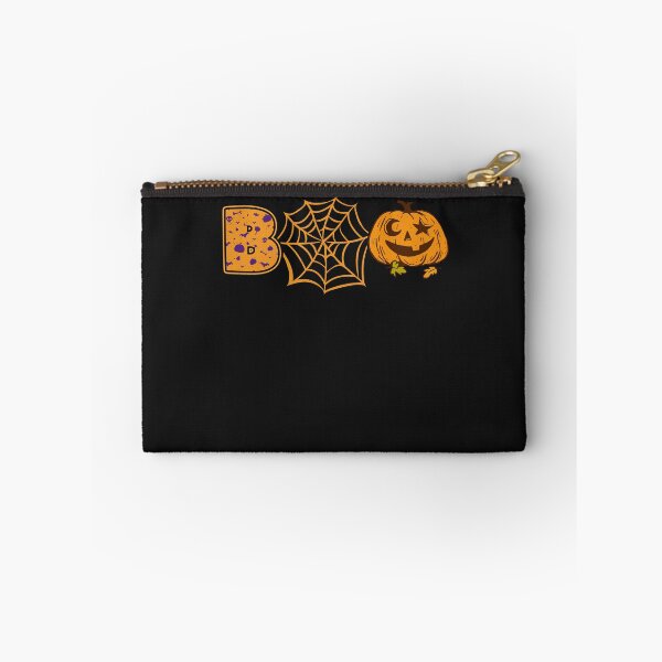 Item preview, Funny Boo with Pumpkin & Spider Web designed and sold by ChrisFeil.