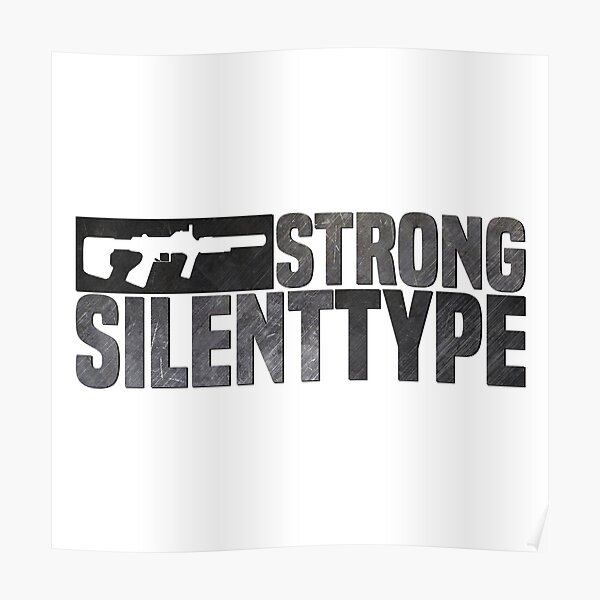 ODST Strong Silent Type Poster