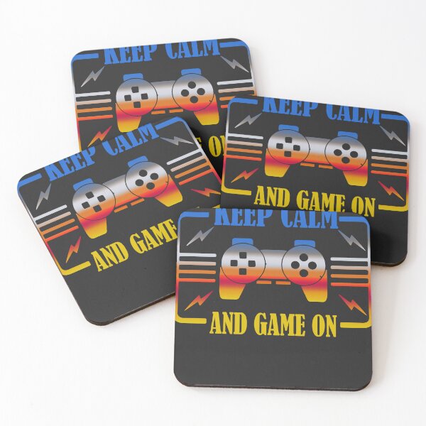 Item preview, Keep Calm And Game On, funny gamer designed and sold by Willem Horinga.