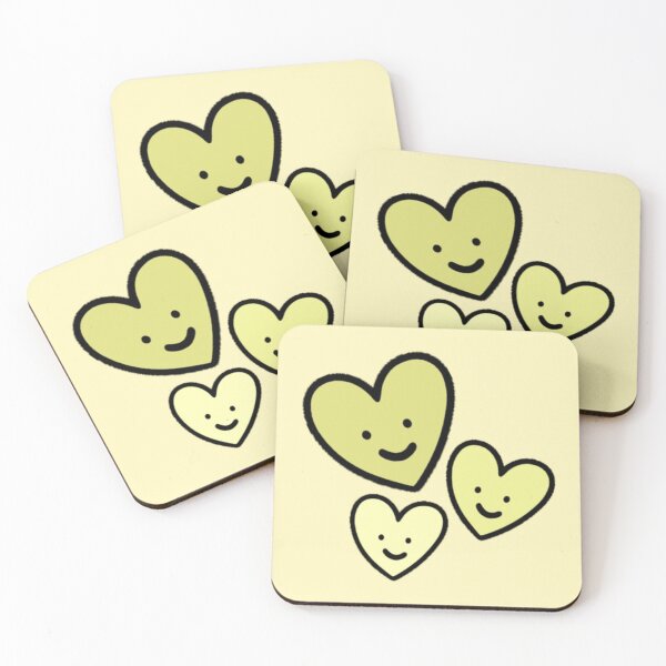 Item preview, Pastel Yellow Hearts designed and sold by everything4eva.