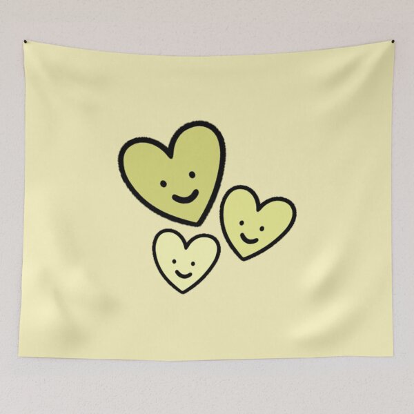 Item preview, Pastel Yellow Hearts designed and sold by everything4eva.