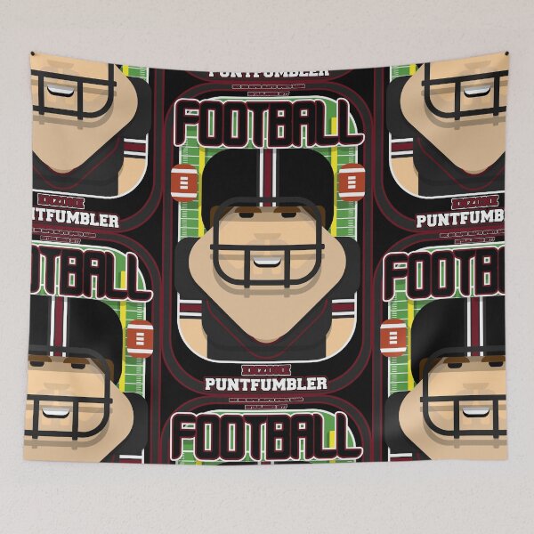 Item preview, American Football Black and Maroon - Enzone Puntfumbler - Bob version designed and sold by boxedspaper.
