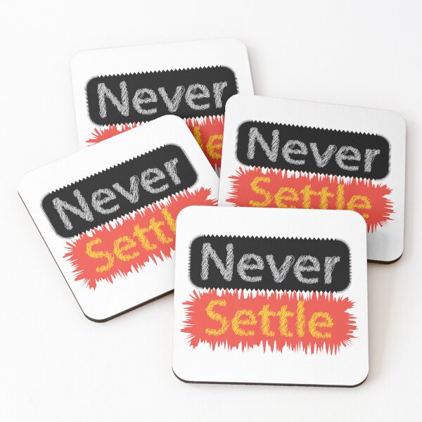 Item preview, Never Settle designed and sold by xhemojashari.