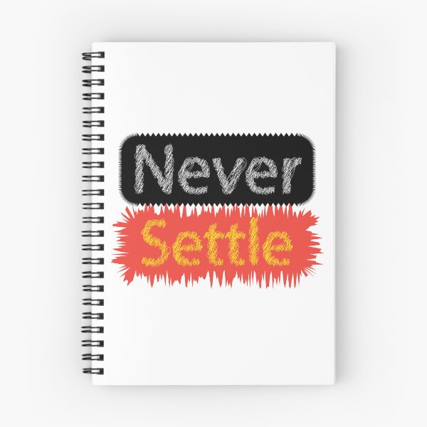 Item preview, Never Settle designed and sold by xhemojashari.