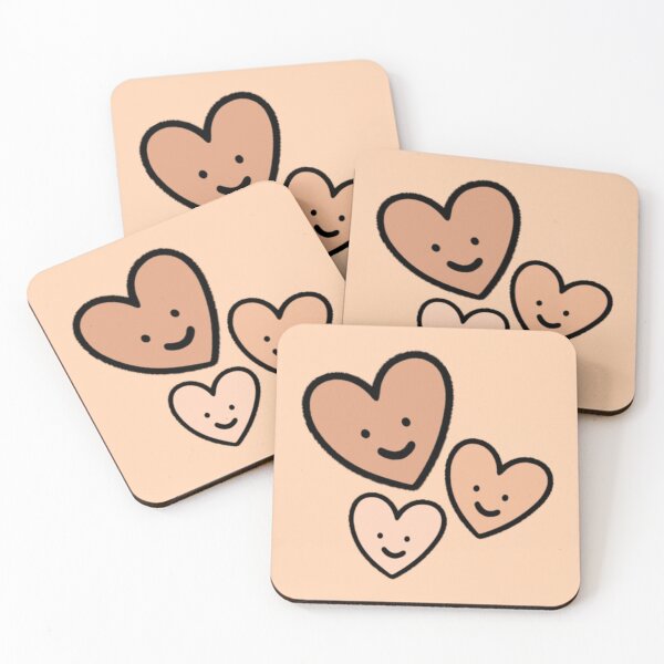 Item preview, Pastel Orange Hearts designed and sold by everything4eva.