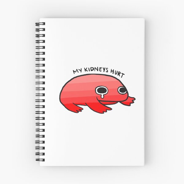 Item preview, My Kidneys Hurt | Cute Crying Red Frog designed and sold by iristocat.