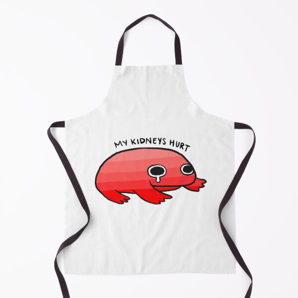 Item preview, My Kidneys Hurt | Cute Crying Red Frog designed and sold by iristocat.