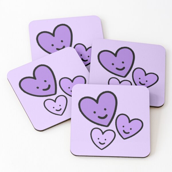 Item preview, Pastel Purple Hearts designed and sold by everything4eva.