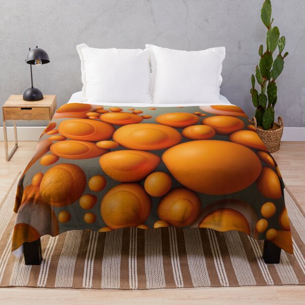Item preview, Radiant Orbs: Exploring the Abstraction of Orange Spheres designed and sold by DaniFantasy.