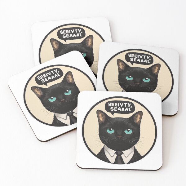Item preview, Personal Cat Servant Funny Black Cat  designed and sold by cywan41.