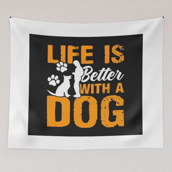 Item preview, Life is better with a dog  designed and sold by sagestar.