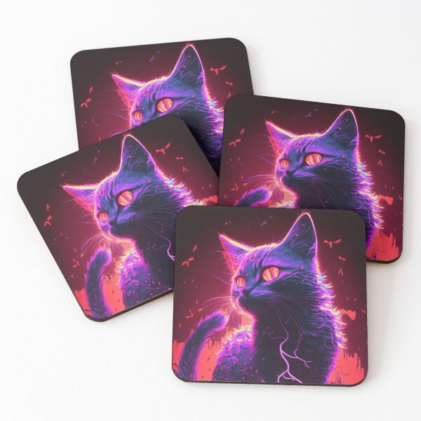 Item preview, Stray Cyberpunk Cat  designed and sold by Nightarcade.