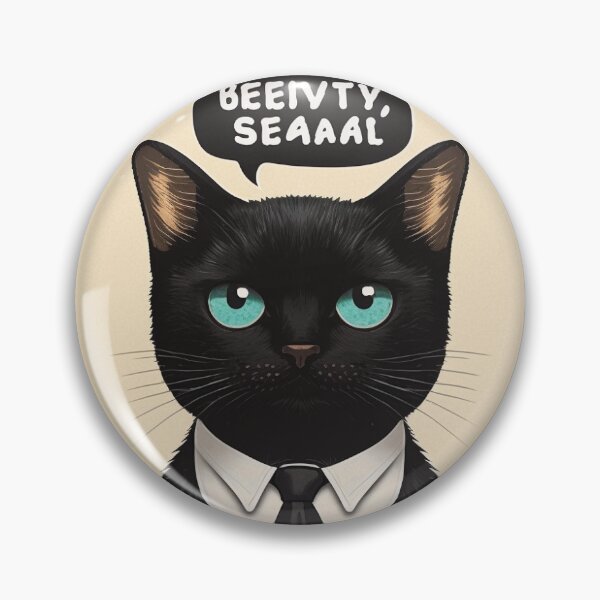 Item preview, Personal Cat Servant Funny Black Cat  designed and sold by cywan41.