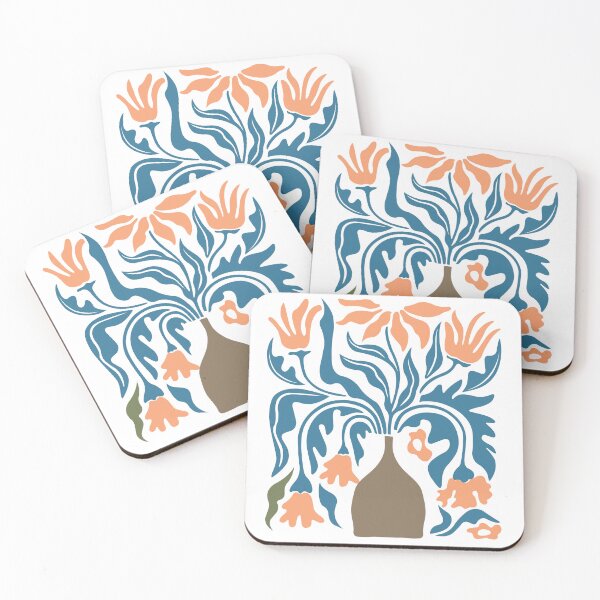 Item preview, Matisse Retro Vase Flower designed and sold by SurfolioPrints.