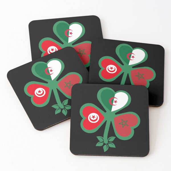 Item preview, Clover, Tunisia Algeria Morocco, Maghreb Flag, Gift designed and sold by Ksmith-Style.