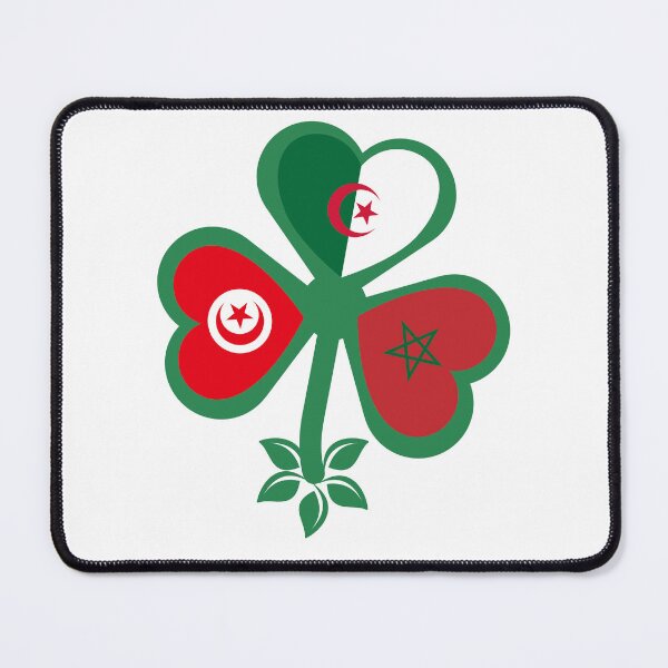 Item preview, Clover, Tunisia Algeria Morocco, Maghreb Flag, Gift designed and sold by Ksmith-Style.