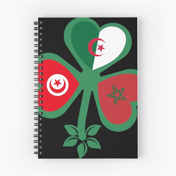 Artikelvorschau, Klee, Tunesien Algerien Marokko, Maghreb-Flagge, Geschenk entworfen und verkauft von Ksmith-Style.