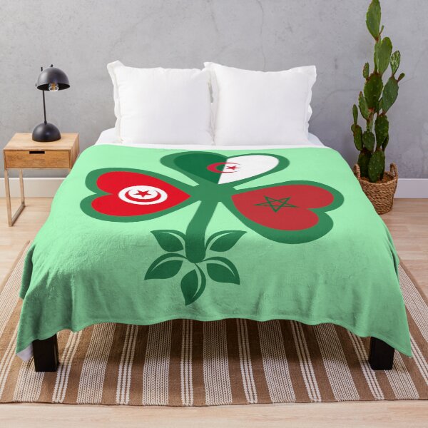 Item preview, Clover, Tunisia Algeria Morocco, Maghreb Flag, Gift designed and sold by Ksmith-Style.