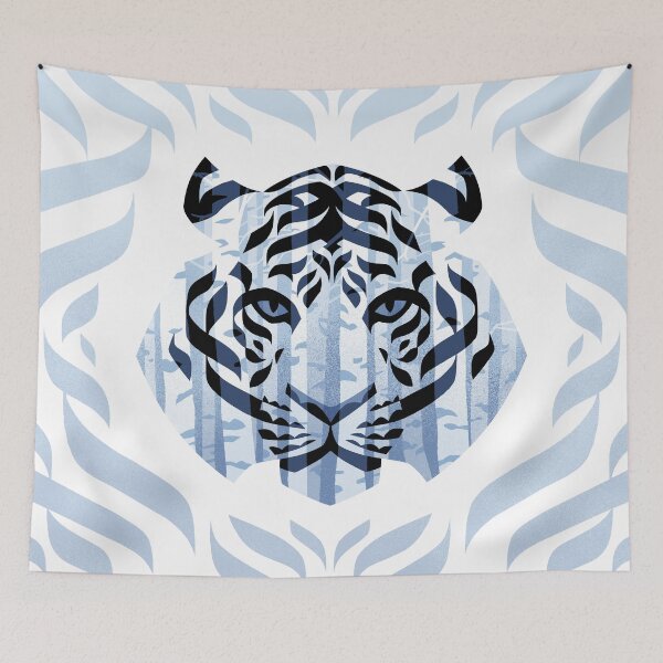 Item preview, Snow Tiger designed and sold by Wayne Minnis.