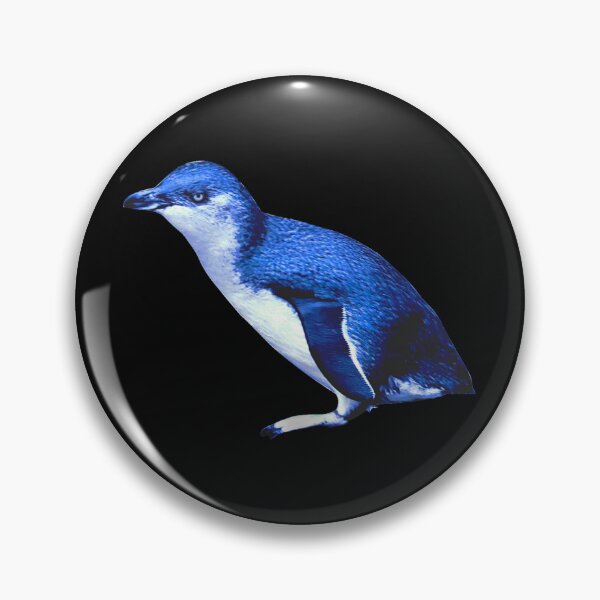 Item preview, SBP Little Blue Penguin (black background) designed and sold by SBPenguins.