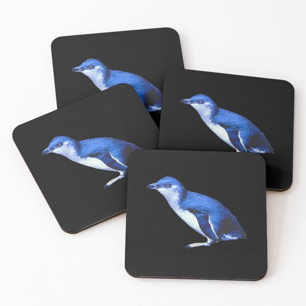 Item preview, SBP Little Blue Penguin (black background) designed and sold by SBPenguins.