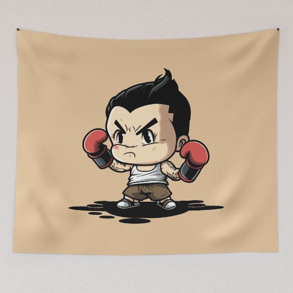 Item preview, Cute boxing boy training hard designed and sold by Jarmo Piironen.