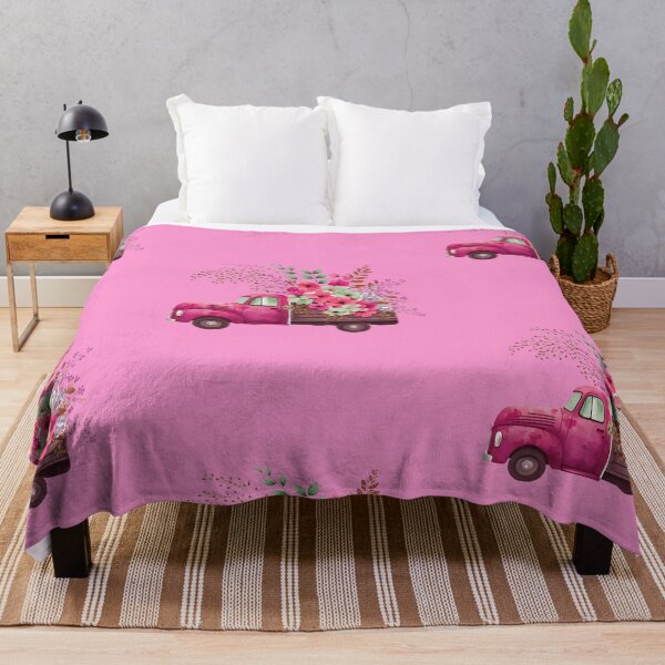 Item preview, Pink Truck  And Flowers tour For Mom designed and sold by fatydesignspace.