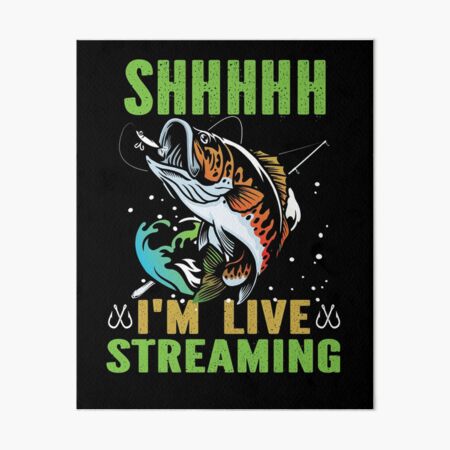 Streamer Fishing Art Board Prints for Sale
