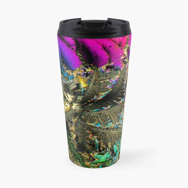Radioactive Psychedelic Palm Tree Travel Mug