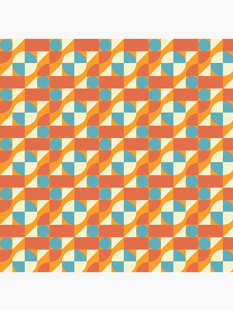 Thumbnail 4 of 4, Clock, Retro Abstract Pattern designed and sold by GaryDobson.
