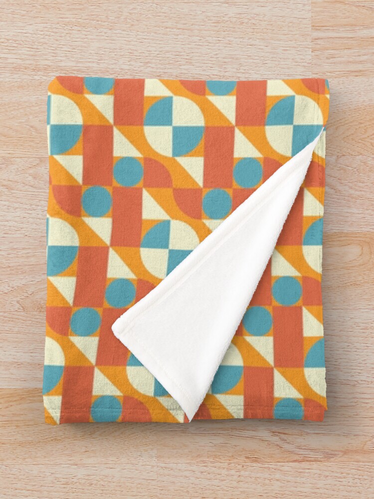 Thumbnail 3 of 6, Throw Blanket, Retro Abstract Pattern designed and sold by GaryDobson.