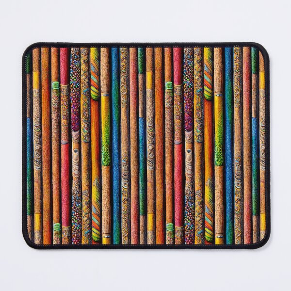 Item preview, many colored pencils pattern designed and sold by ArtePlanet Criações.