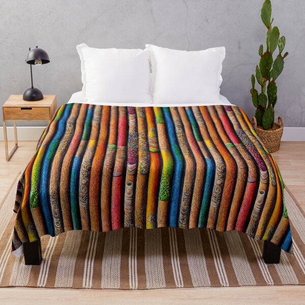 Item preview, many colored pencils pattern designed and sold by ArtePlanet Criações.